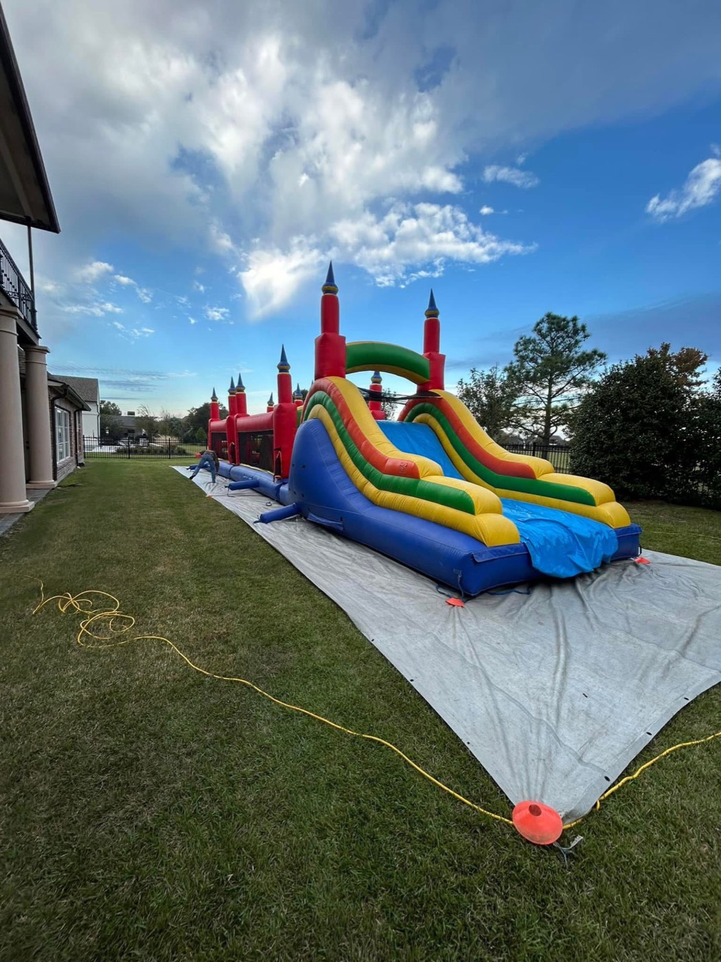 Rainbow Castle obstacle course rental